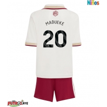 Camiseta Arsenal Noni Madueke #20 Tercera Equipación para niños 2025-26 manga corta (+ pantalones cortos)